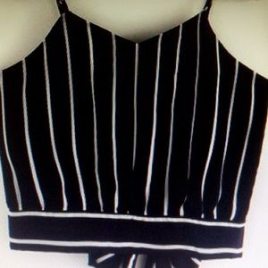 Striped crop top